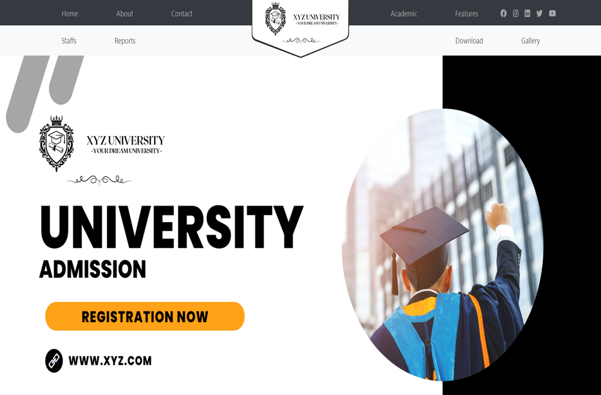 xyz-university-website-preview